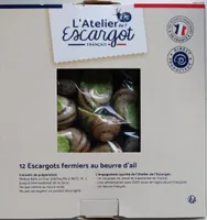 Assiette de 12 escargots au beurre d'ail