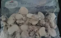 Petites seiches entières nettoyé surgelés