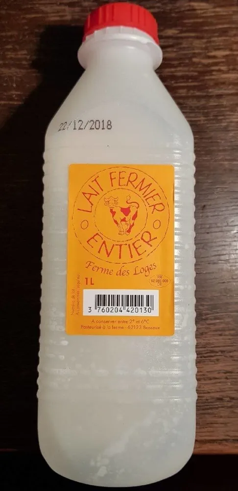 Lait fermier entier