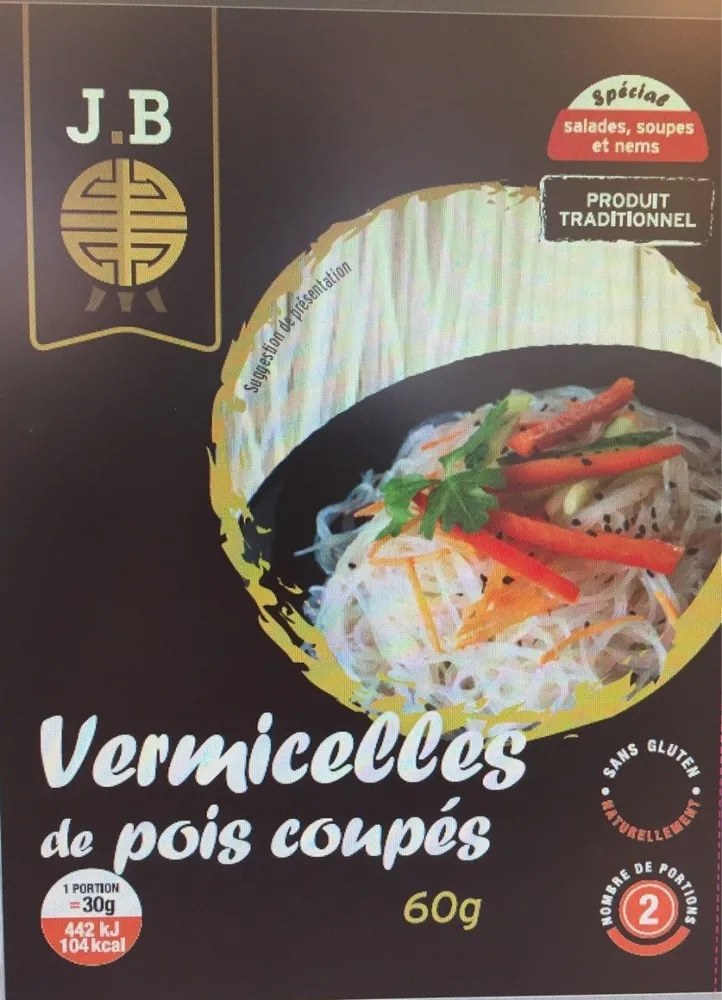 Vermicelles de pois coupés J.B