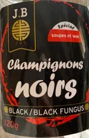 Champignons noirs séchés