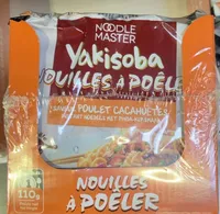 Yakisoba poulet cacahuetes