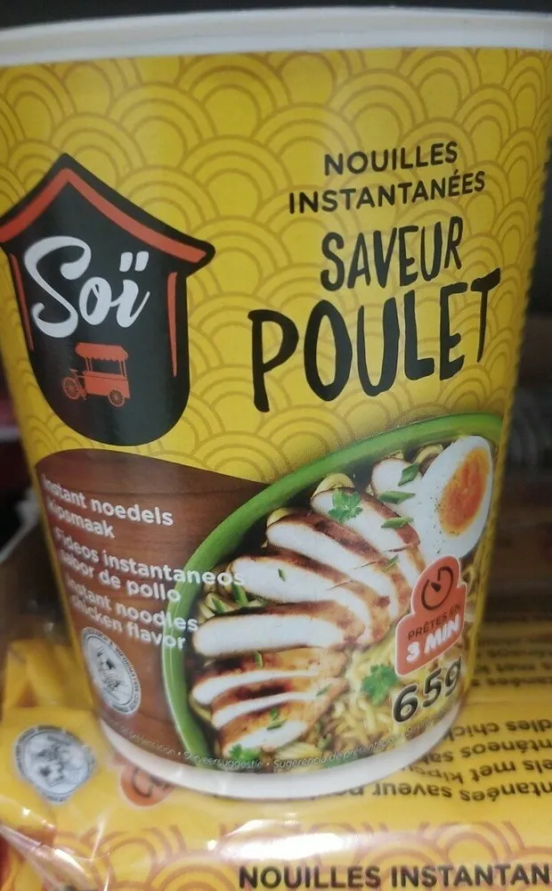 Nouilles instantanées saveur poulet