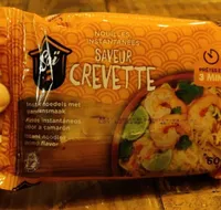 Nouilles instantanées saveur crevette