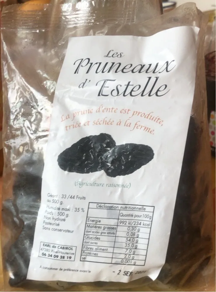 Les Pruneaux d’Estelle