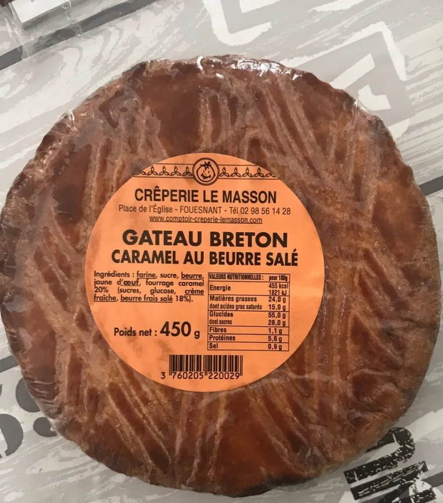 Gâteau Breton Caramel au Beurre Salé