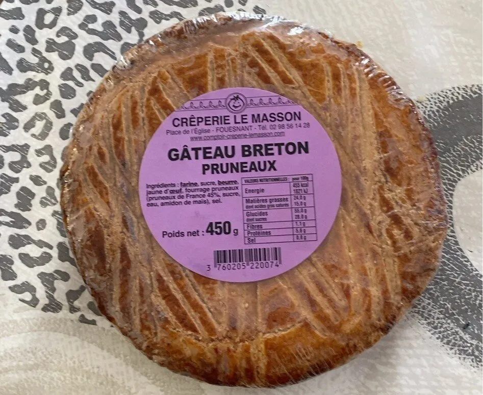 Gateaux breton pruneaux