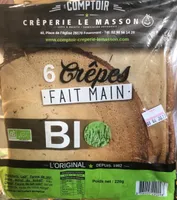 6 crêpes fait main bio