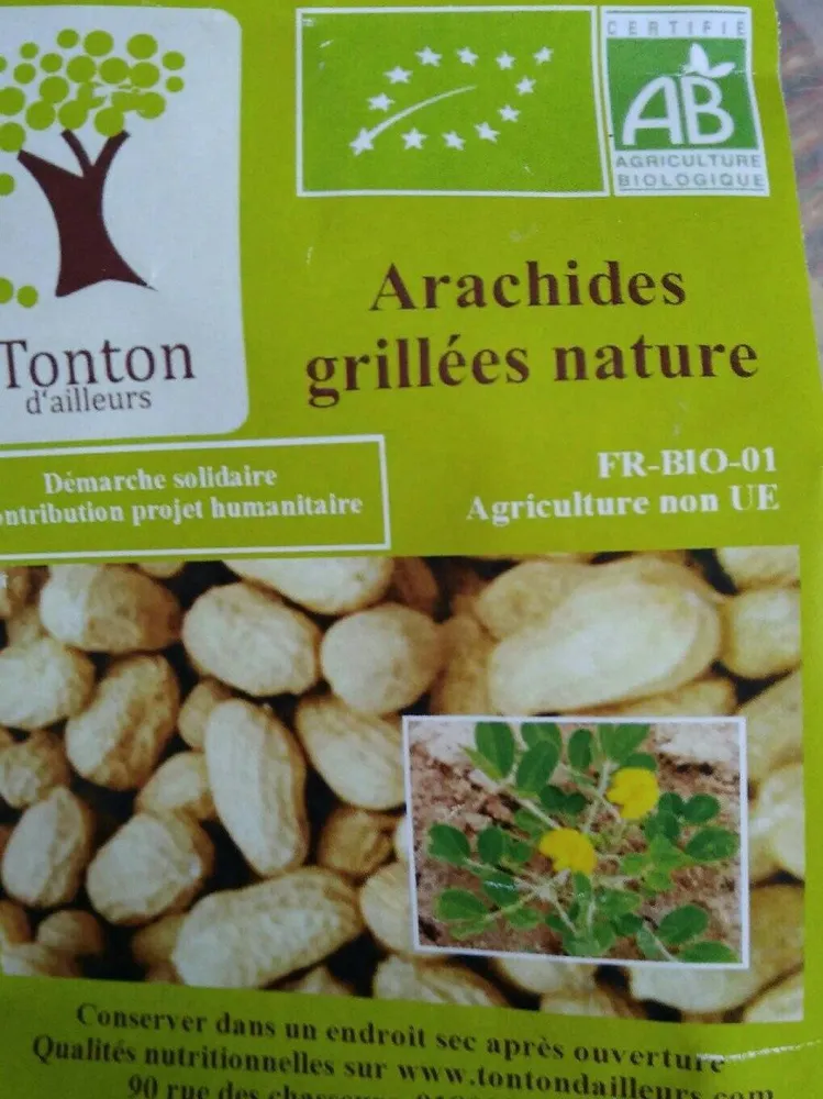 Arachides grillées nature