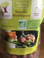 Noisettes decortiquees