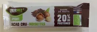 Barre sport Cacao cru - Noisettes