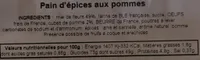Pain d'epices aux pommes