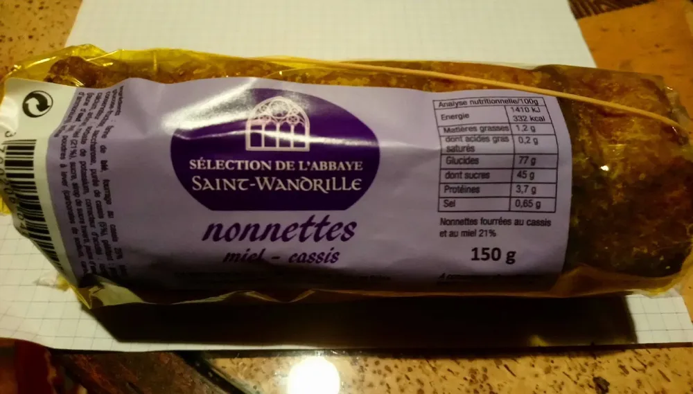 Nonnettes miel cassis
