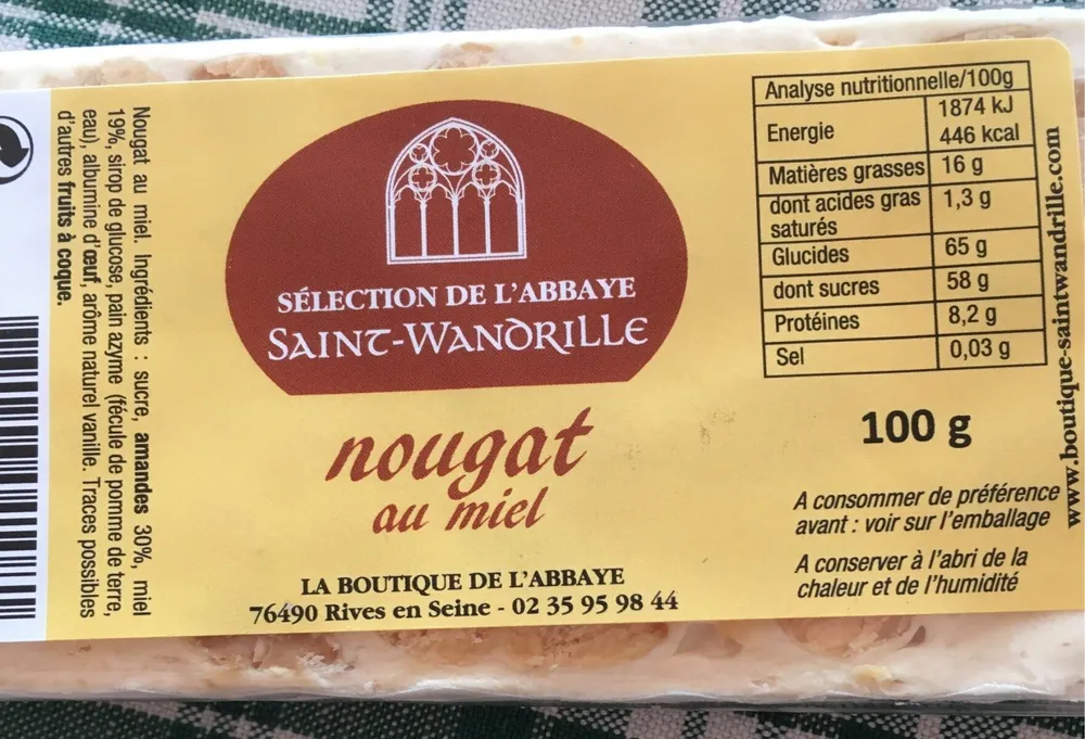 Nougat au miel