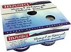 Yaourts brasses artisanaux nature sucres IBASKI