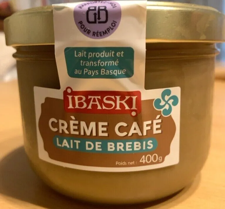 Creme cafe eu lait de brebis