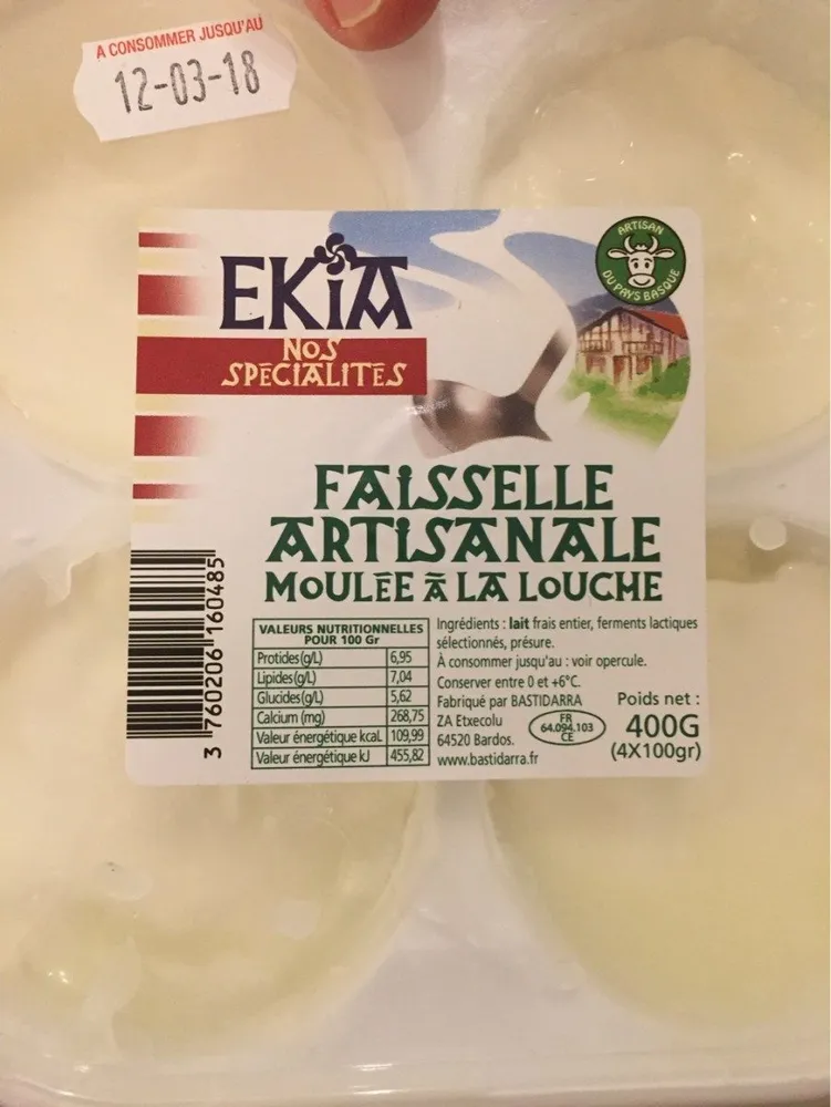 Faisselle artisanale