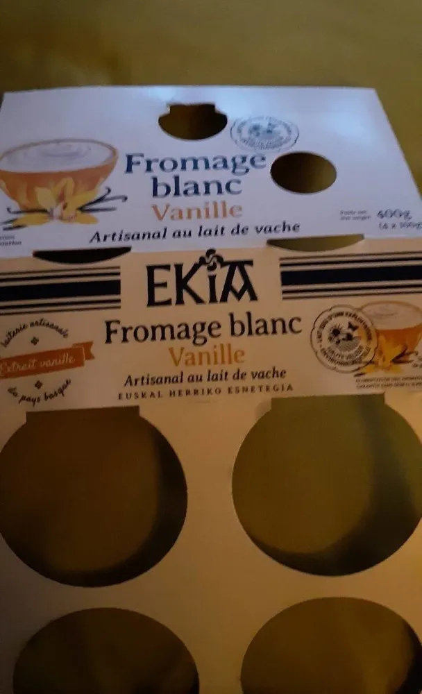 Fromage  blanc vanille