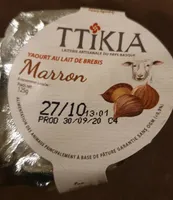 Yaourt au lait de brevis marron