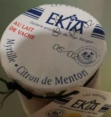 Ekia myrtille citron de menton