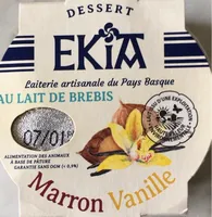 Dessert au lait de brebis