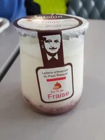 Yaourt artisanal à la fraise