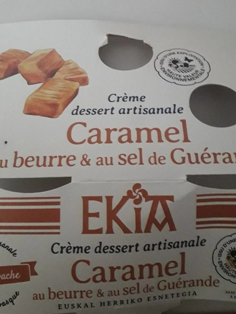 Crème dessert artisanale caramel