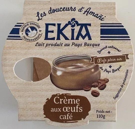Crème aux œufs café