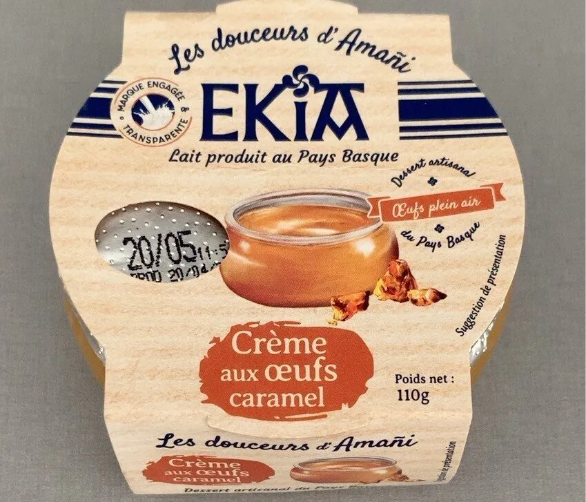 Creme aux oeufs caramel