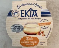Oeufs au lait vanille caramel