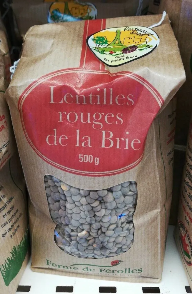 Lentilles rouges de la brie