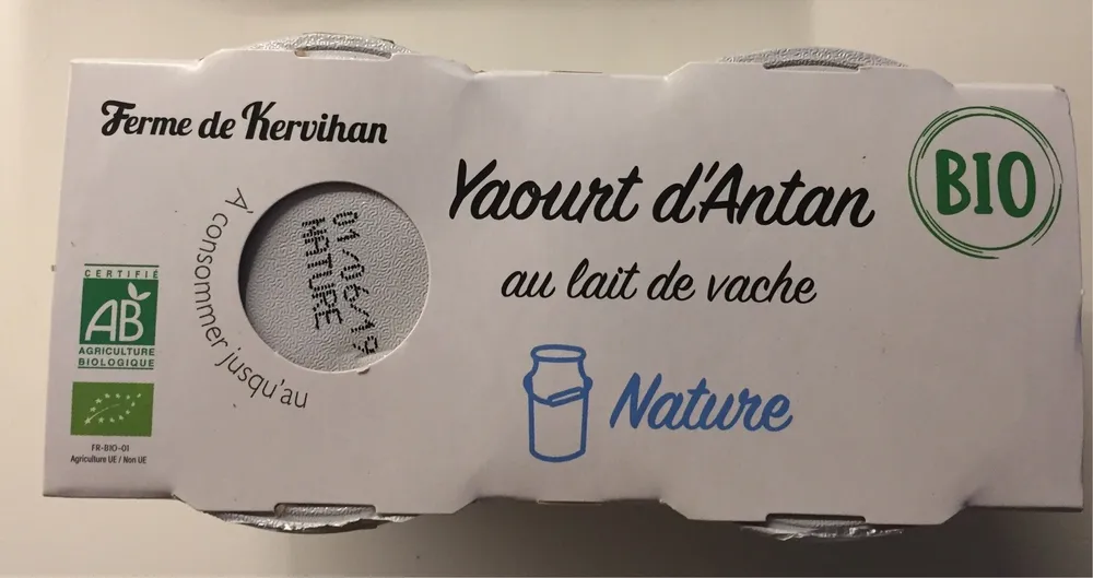 Yaourt d'Antan nature