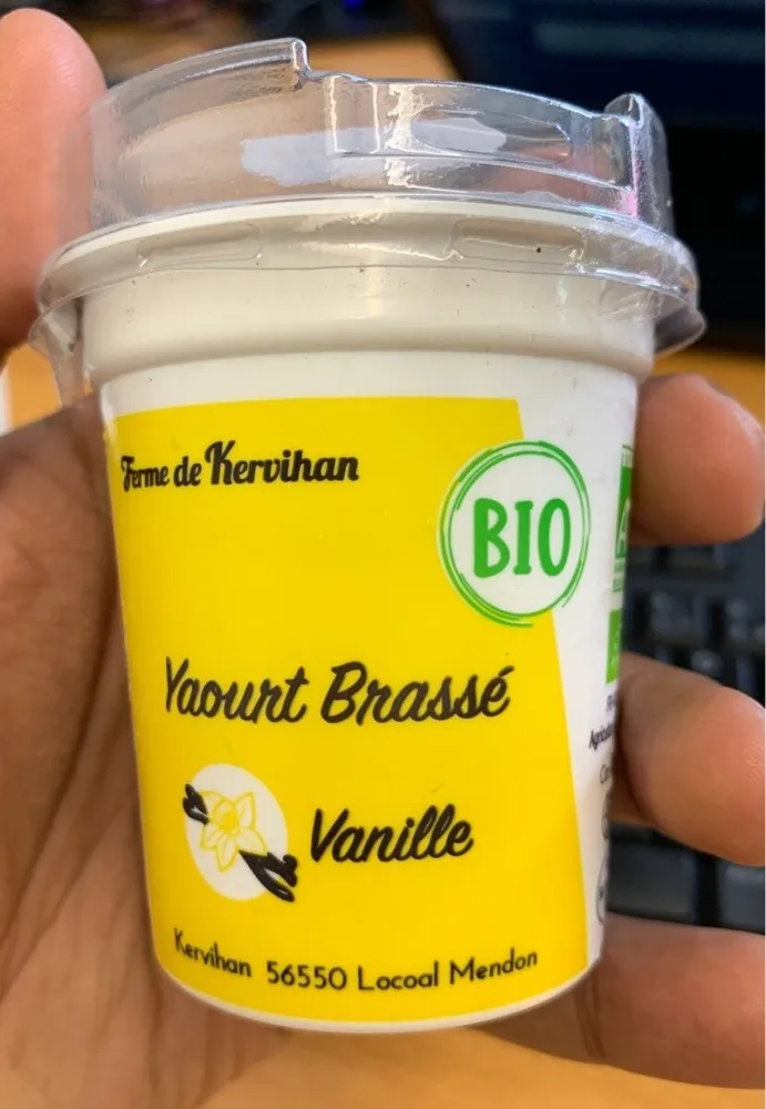 Yaourt brasse vanille