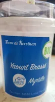 Yaourt brassé  myrtille