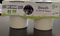 Yaourts au lait de ferme Vanille de Madagascar