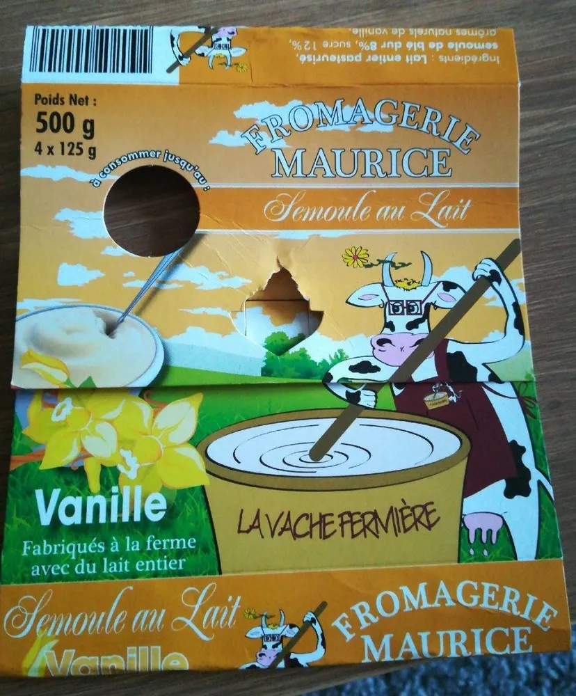 Semoule au lait