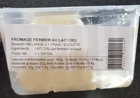 Fromage fermier au lait cru