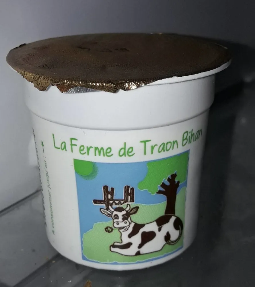 Yaourt ferme de traon bihan