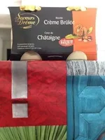 Crème brulée coeur chataigne