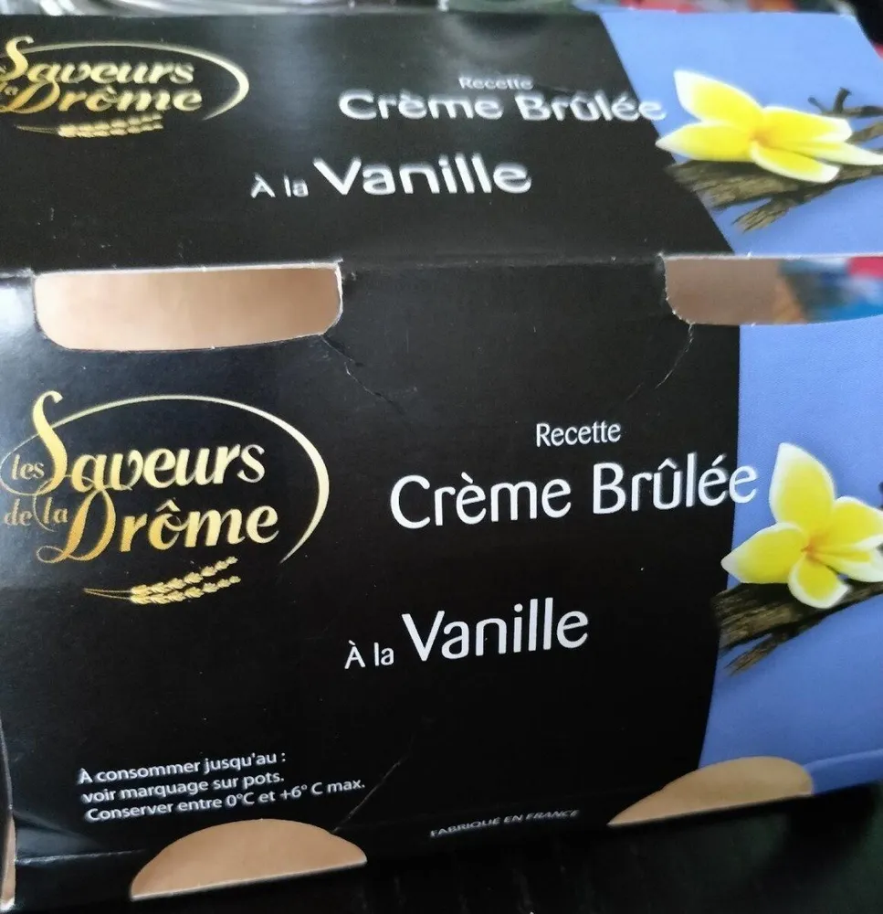 Crème brûlée à la vanille