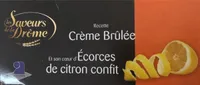 Crème brûlée écorces de citron confit