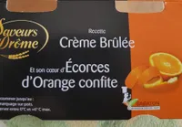Crème brûlée écorces d'orange confite