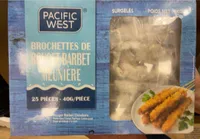 Brochette de rouget barbet meunière