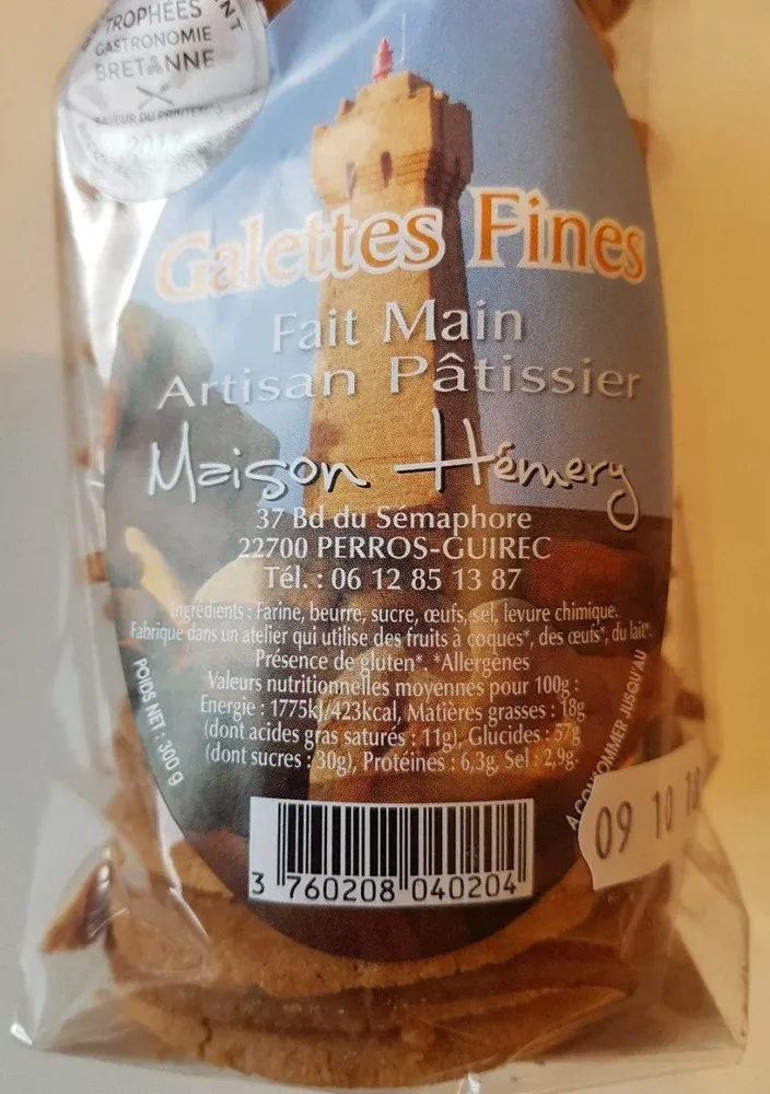 Galettes fines