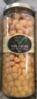 Pois chiches au naturel bio