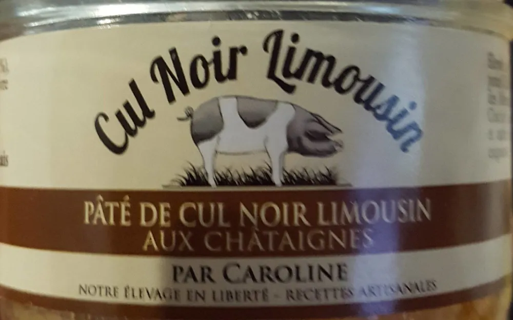 Cul noir limousin aux châtaignes