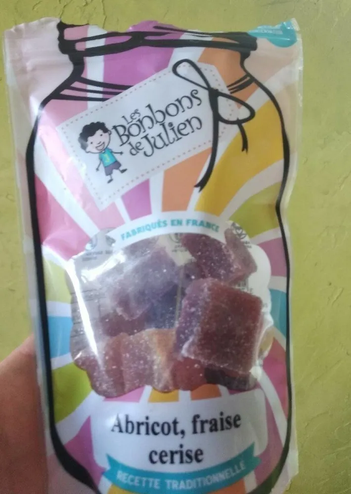Abricot, fraise, cerise