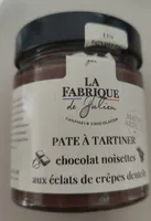 Pâte à tartiner chocolat noisette aux éclats de crêpes dentelle