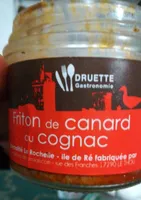 Friton de canard au congnac