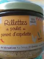 Rillette de poulet au piment d'Espelette
